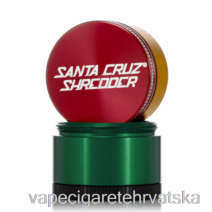 Vape Cigarete Santa Cruz Shredder 1.6 Inch Mali 4-dijelni Mlin Rasta (40 Mm)